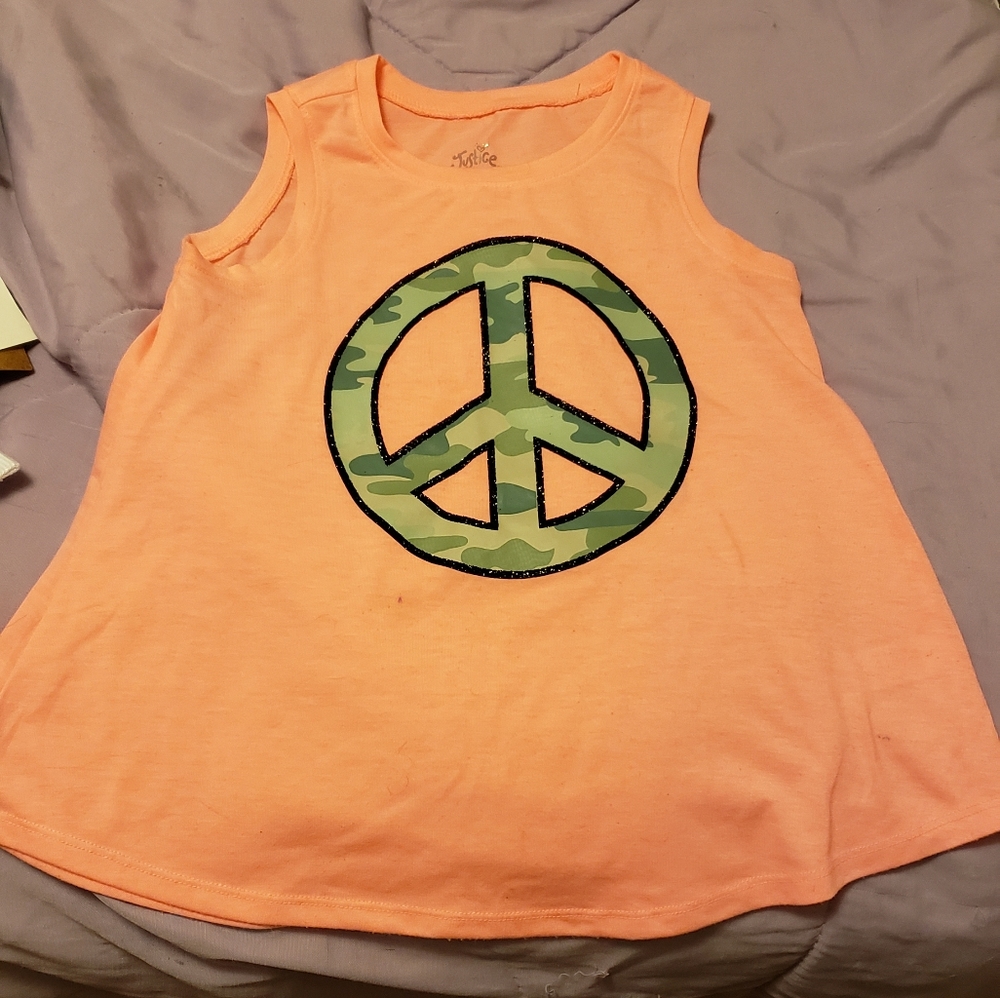 Girl's Justice tank top size 6/7 NEVER WORN!
